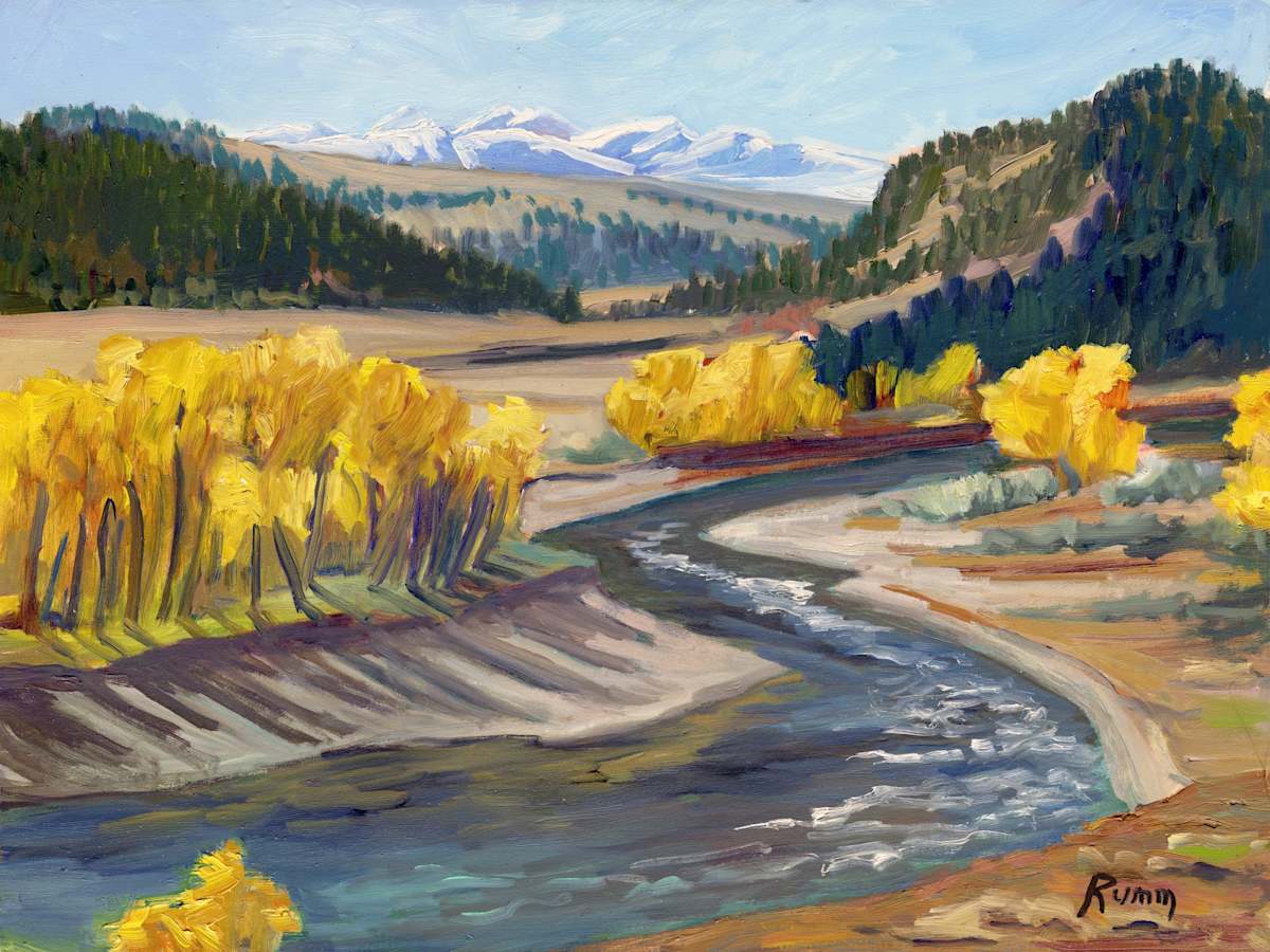 Yellowstone River West of Columbus by Faith Rumm, Image 1.