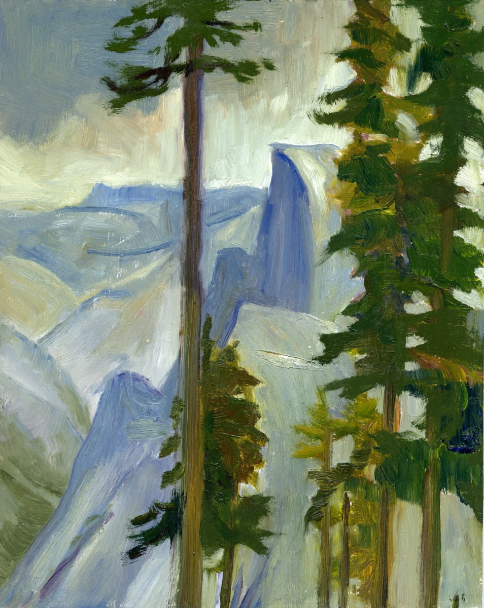 Half Dome from Washburn Point on a Stormy Day by Faith Rumm, Image 1.