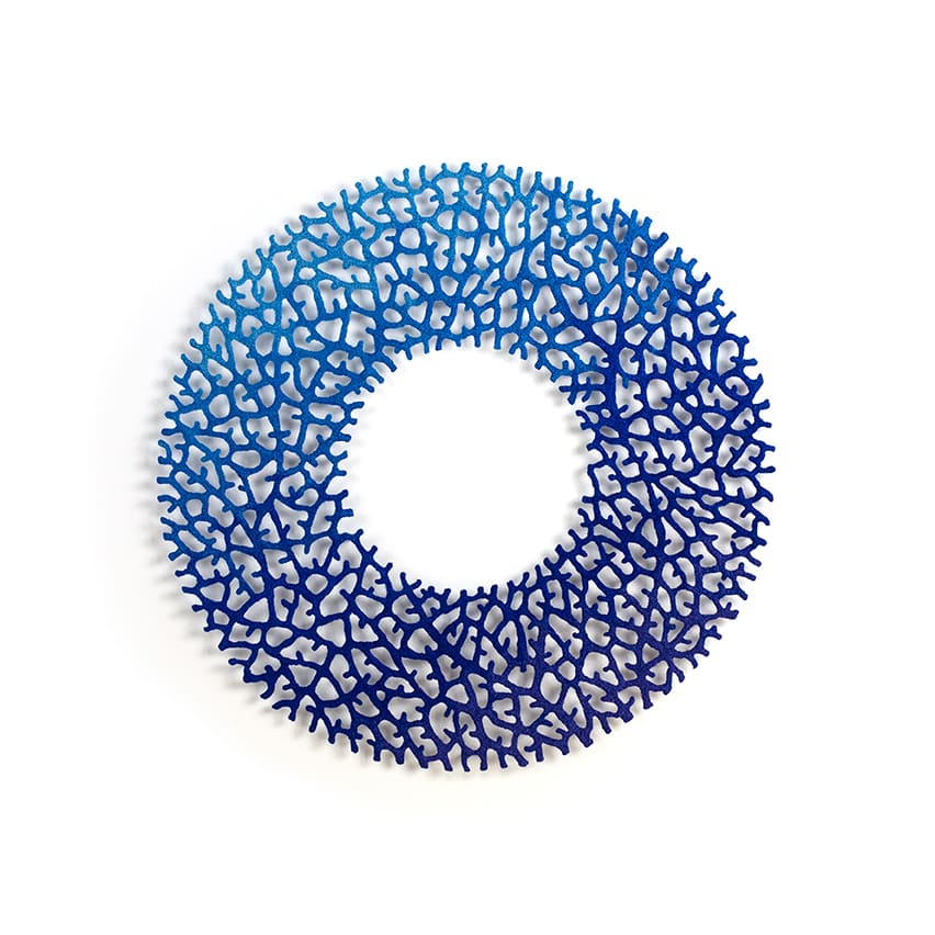 Blue Coral Fan Atoll by Meredith Woolnough 