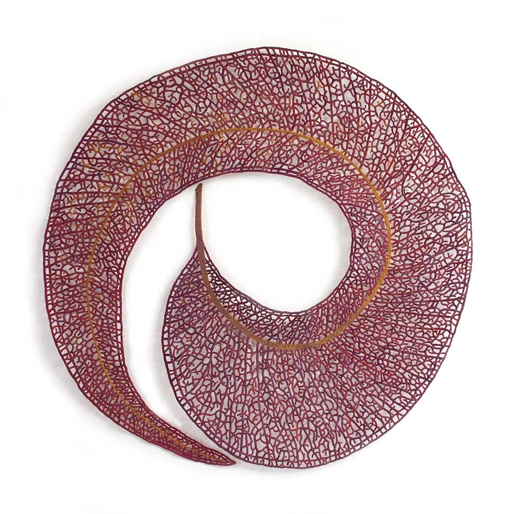 Mauve Eucalyptus Leaf by Meredith Woolnough 