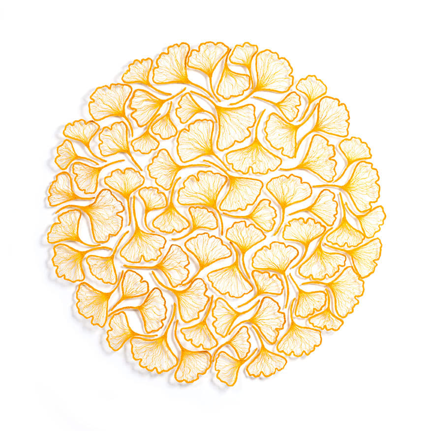 Ginkgo Leaf Mandala by Meredith Woolnough, Image 2.
