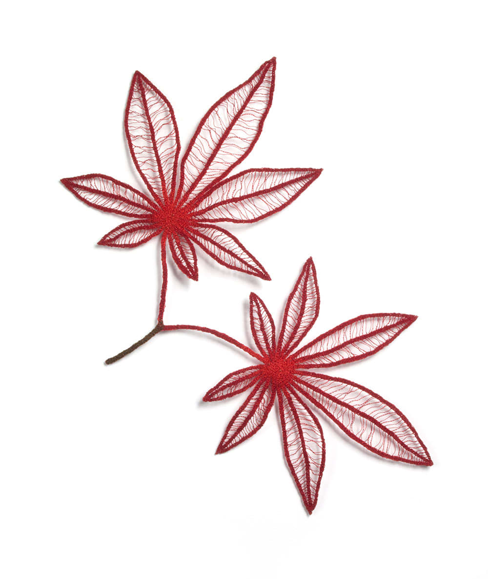 japanese maple leaves art