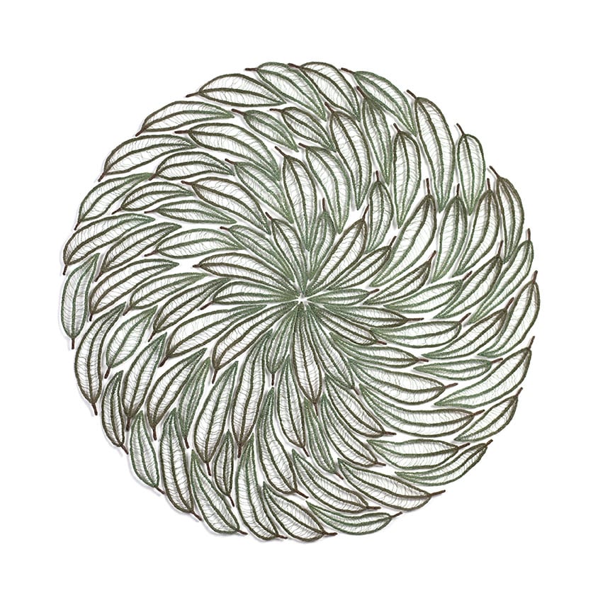 Green Eucalyptus Leaf Mandala by Meredith Woolnough, Image 2.