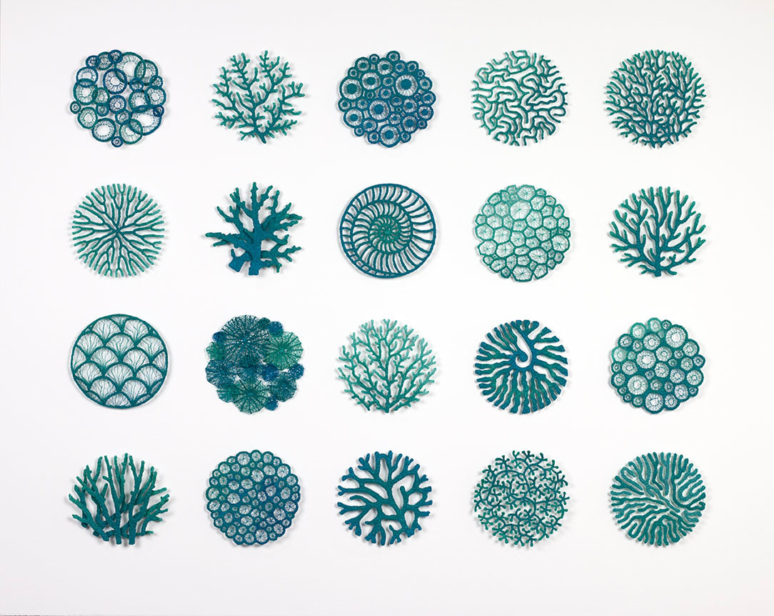 Coral series Blue + Green T&C commission 