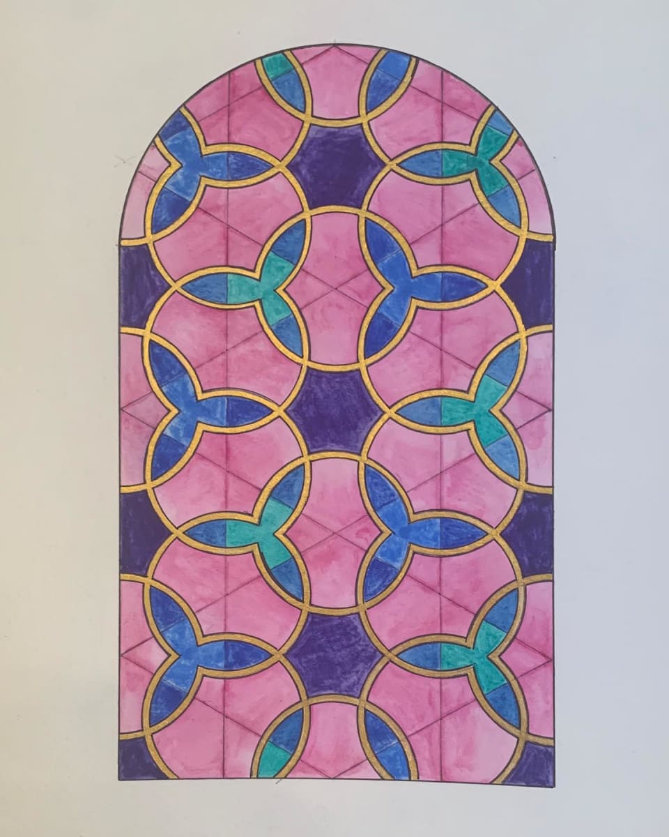 Rose Window by Wilhelmina Ceramics 
