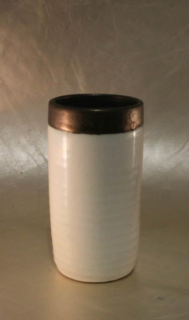 Clear and Gold by Wilhelmina Ceramics, Image 1.