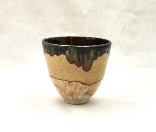 Cobalt Drip - 2 by Wilhelmina Ceramics 