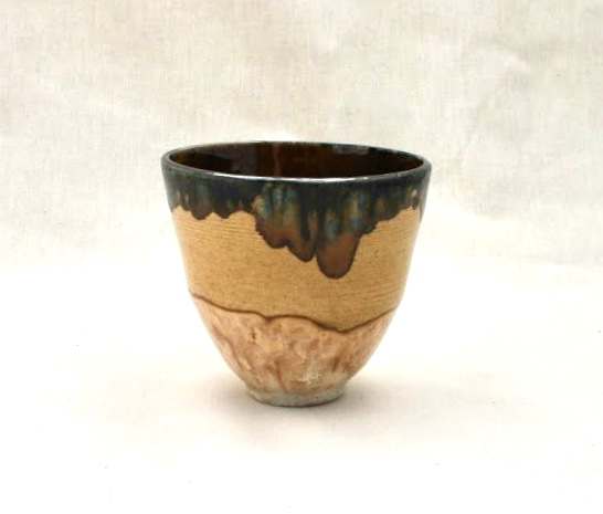 Cobalt Drip - 2 by Wilhelmina Ceramics, Image 4.