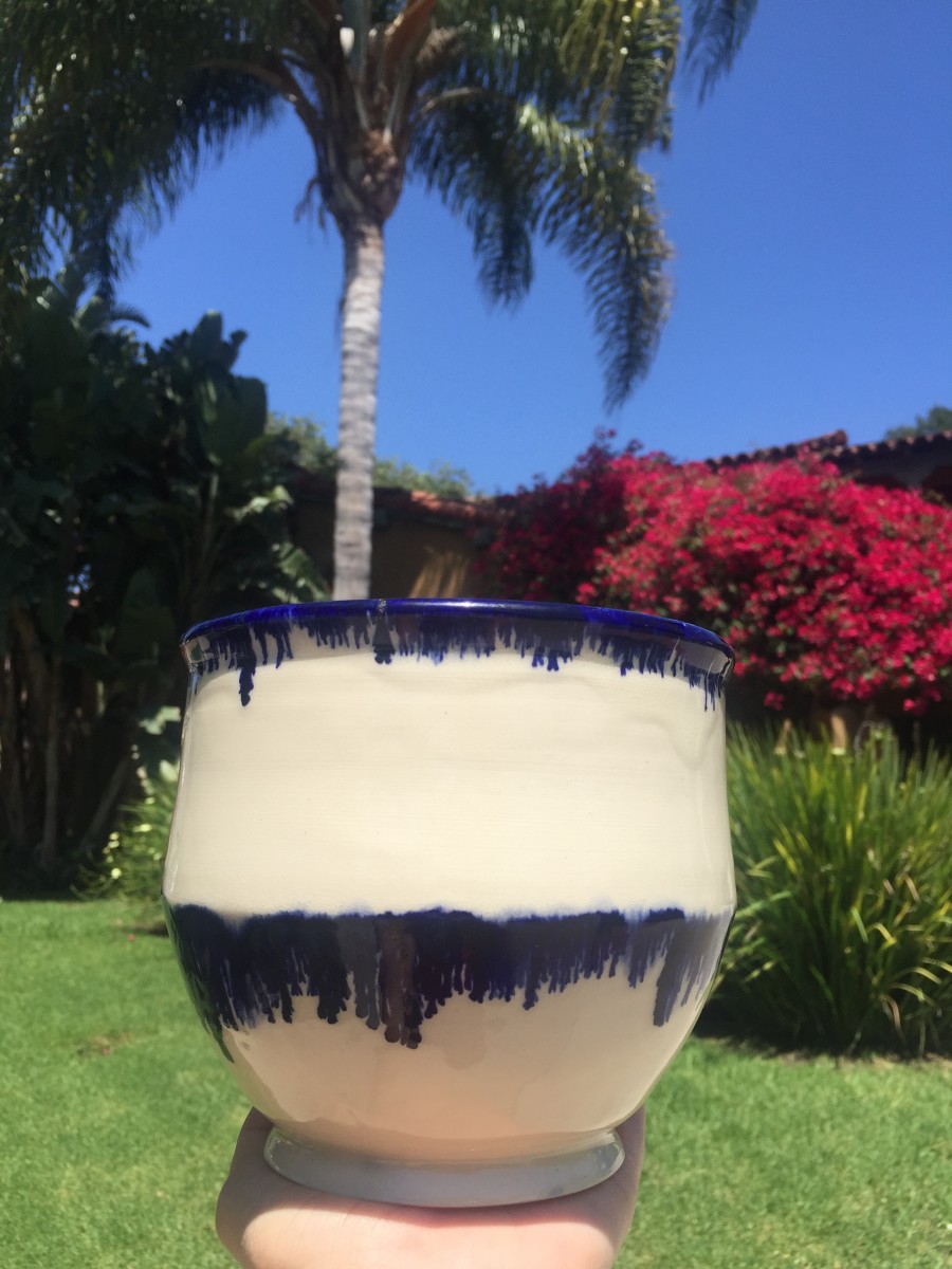 Cobalt Drip 1 (Currently Unavailable) by Wilhelmina Ceramics 