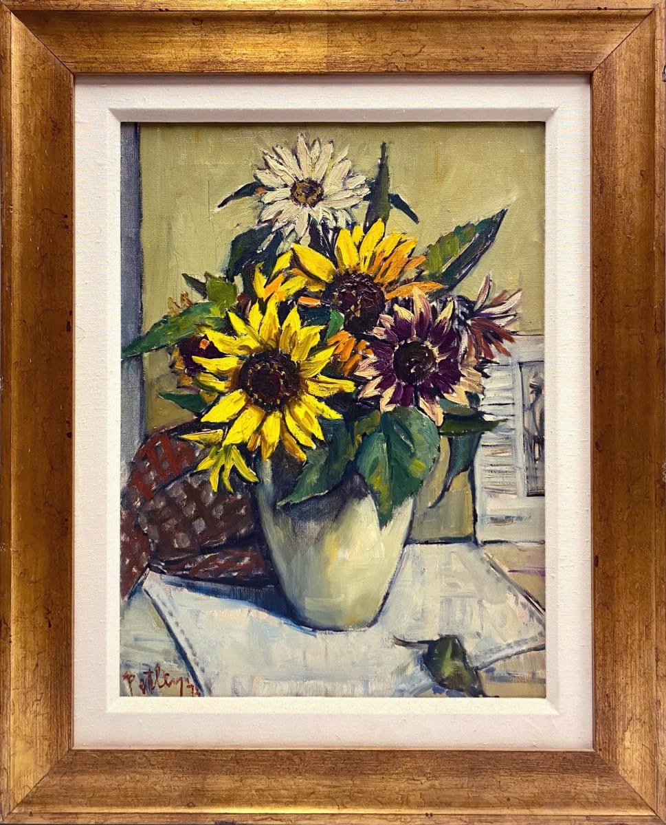 0256 - Sunflowers, Richmond by Llewellyn Petley-Jones (1908-1986) 