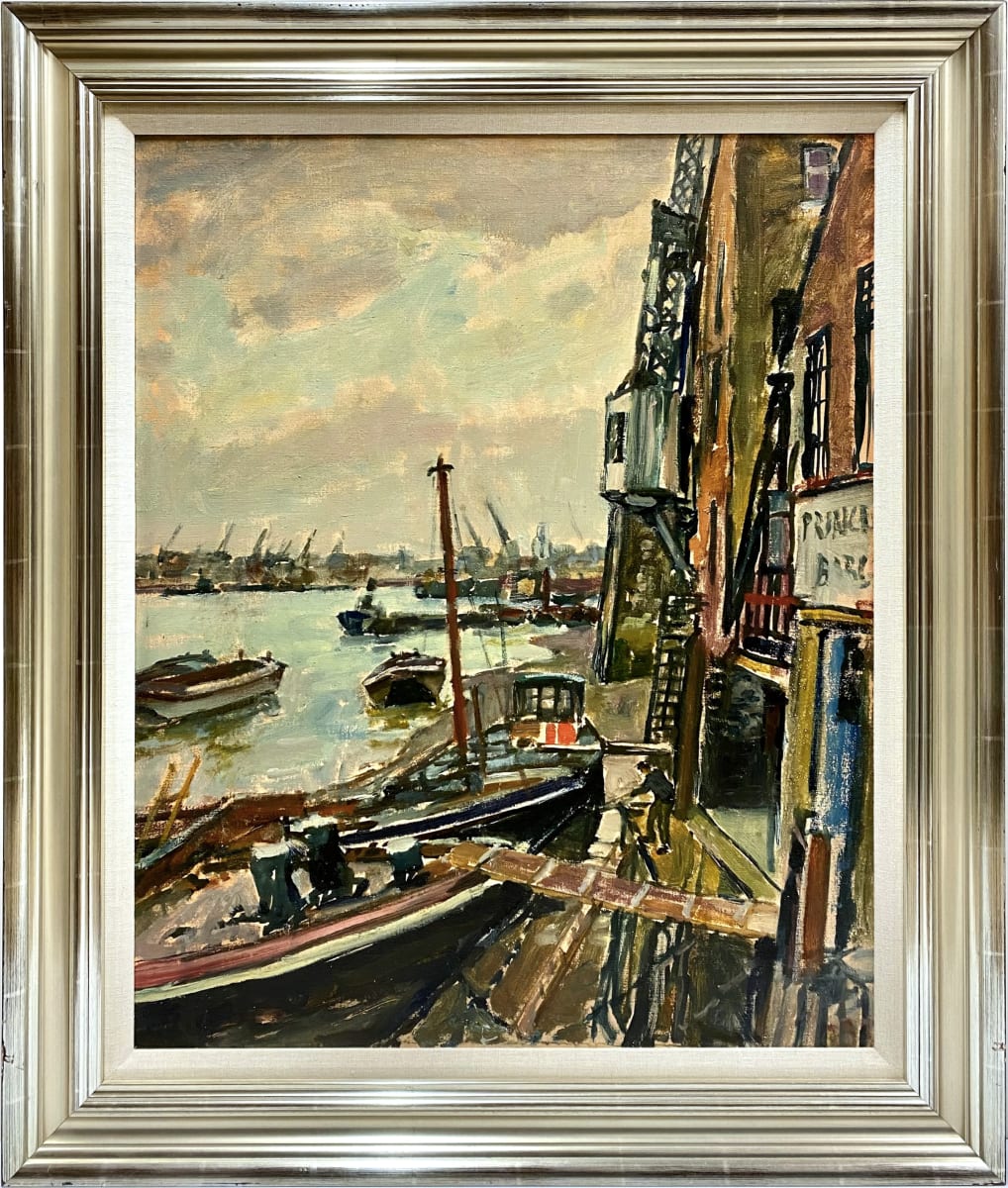 0261 - Untitled, Shipyard by Llewellyn Petley-Jones (1908-1986) 