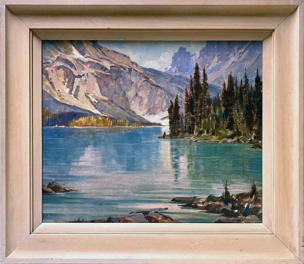 0394 - Cerulean Lake ( BC) by A. C. LEIGHTON (1901-1965) 