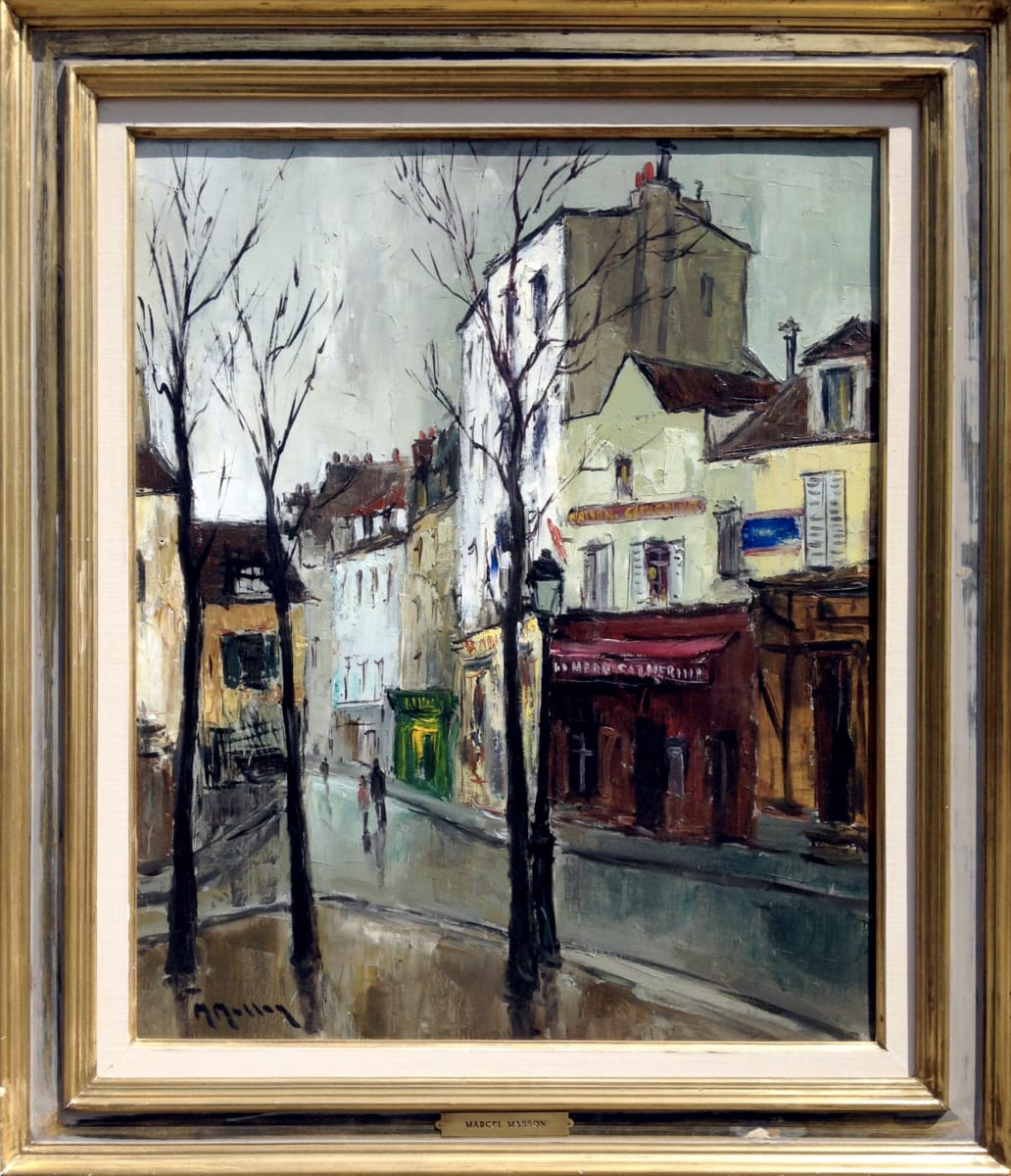 0993 - Street Scene by Marcel  Masson (1910 - 1988) 