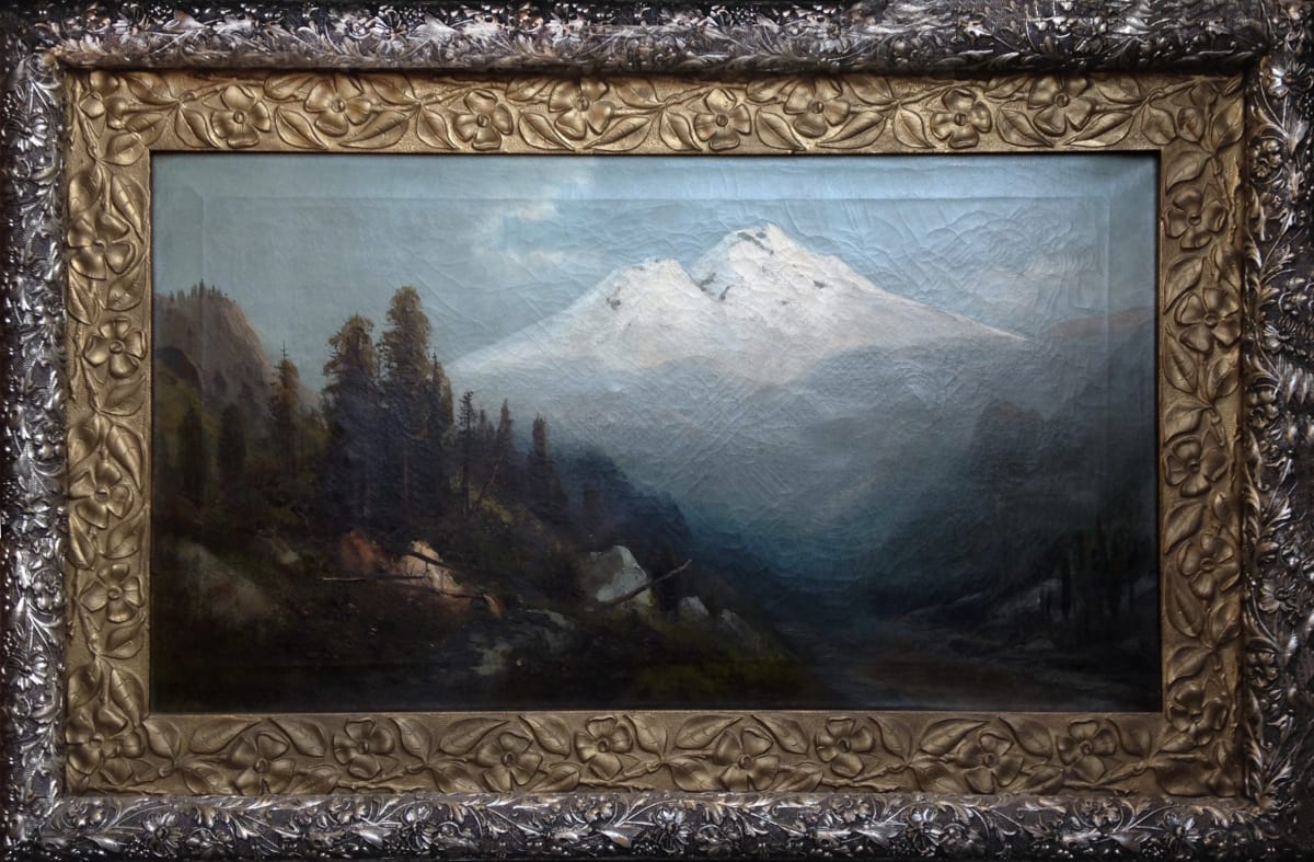 1092 - Mt. Shasta, From Shasta Creek, California by Frederick F. Schafer (1839-1927) 