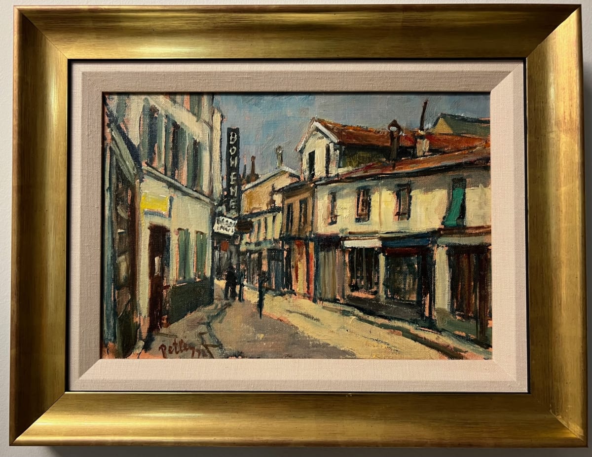 11065 - Behind Rue Monte Parnaisse by Llewellyn Petley-Jones (1908-1986) 