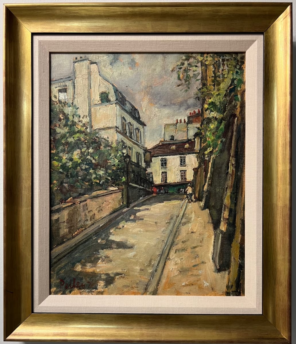 #11067 - Paris Street Scene by Llewellyn Petley-Jones (1908-1986) 