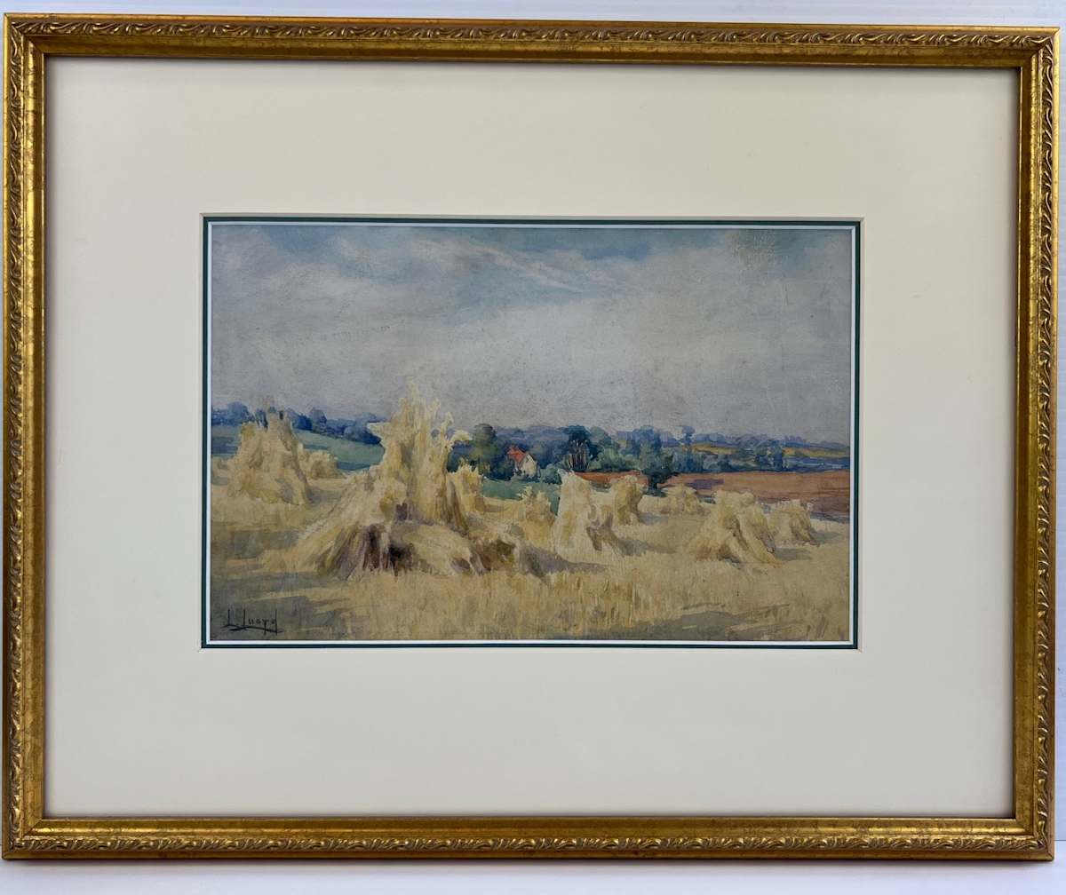 11227 - Wheat Stooks, Image 1.