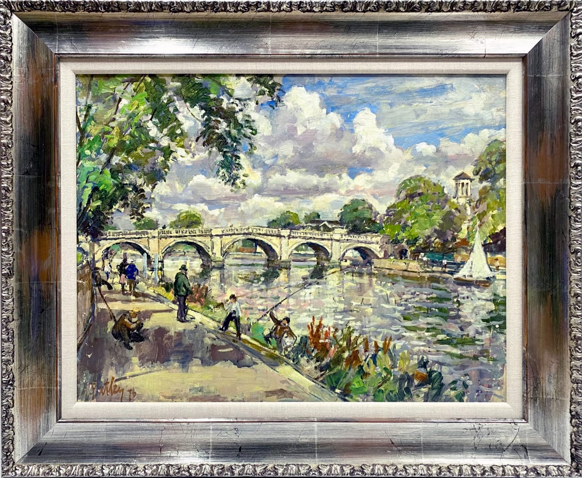 1378 - Summer Day – Richmond Bridge by Llewellyn Petley-Jones (1908-1986) 