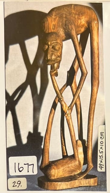 1677 - African Wooden Carving #29 