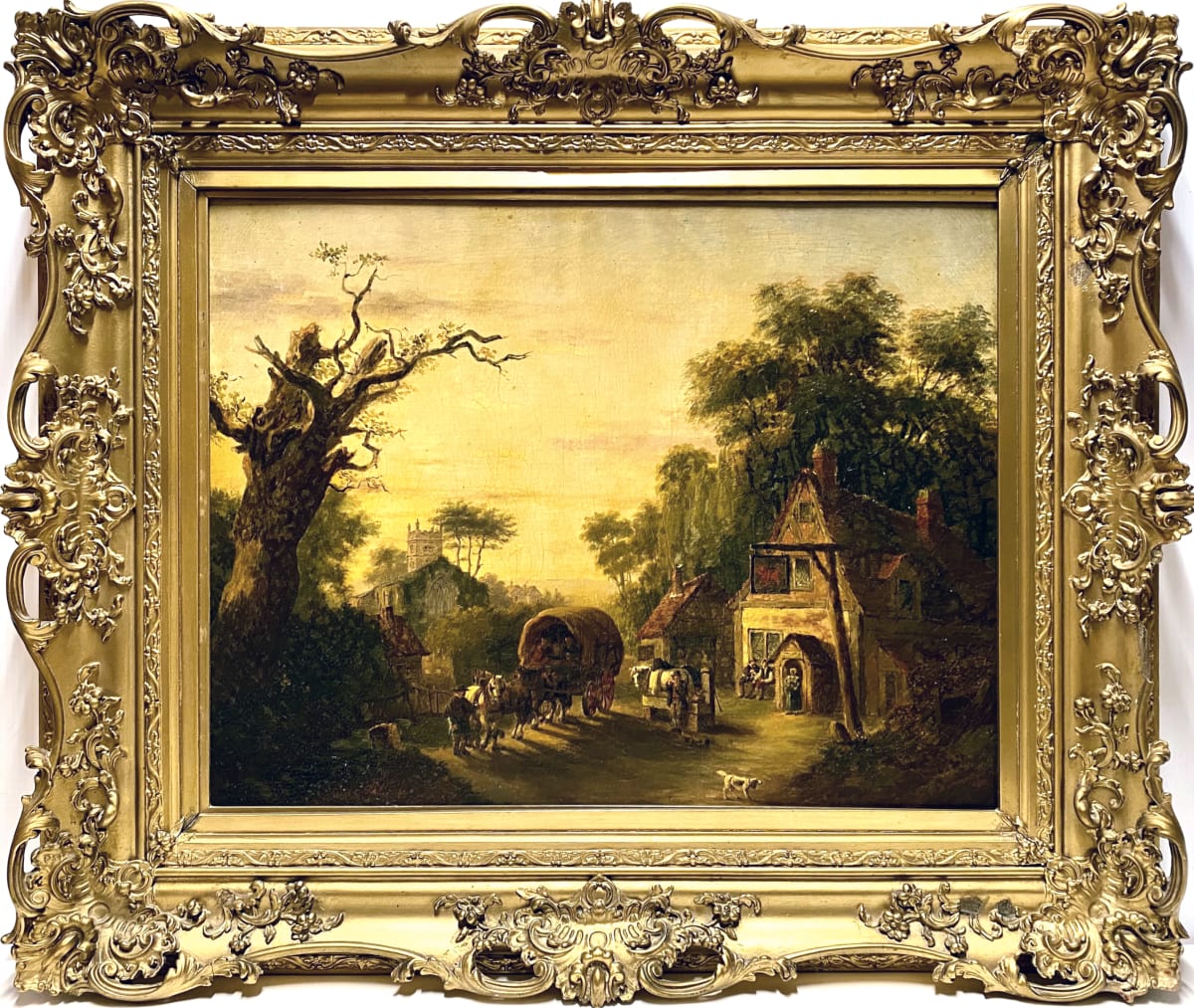 1855 - Village Scene, Europe 
