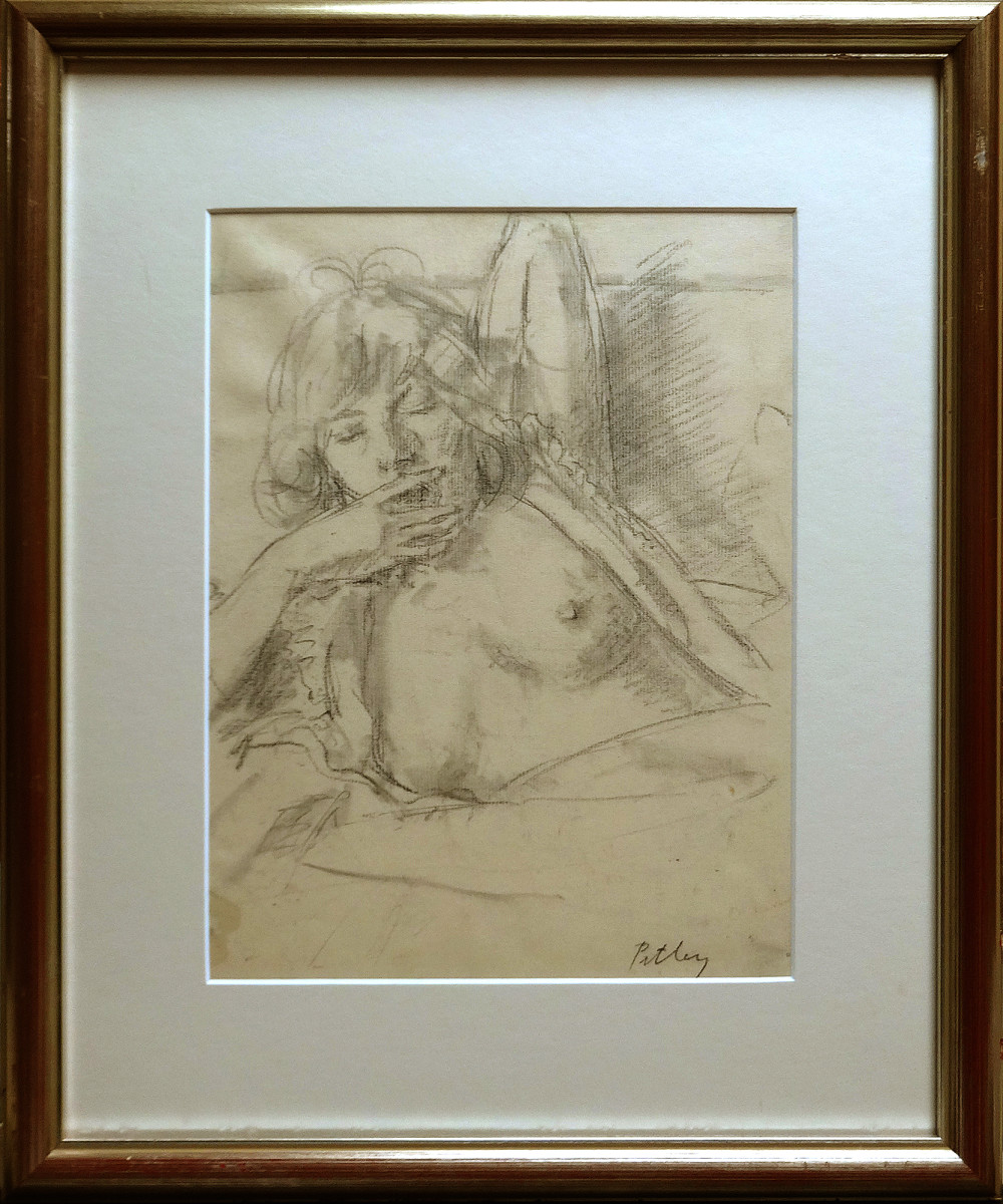2283 - Untitled (Sketch figure) by Llewellyn Petley-Jones (1908-1986) 