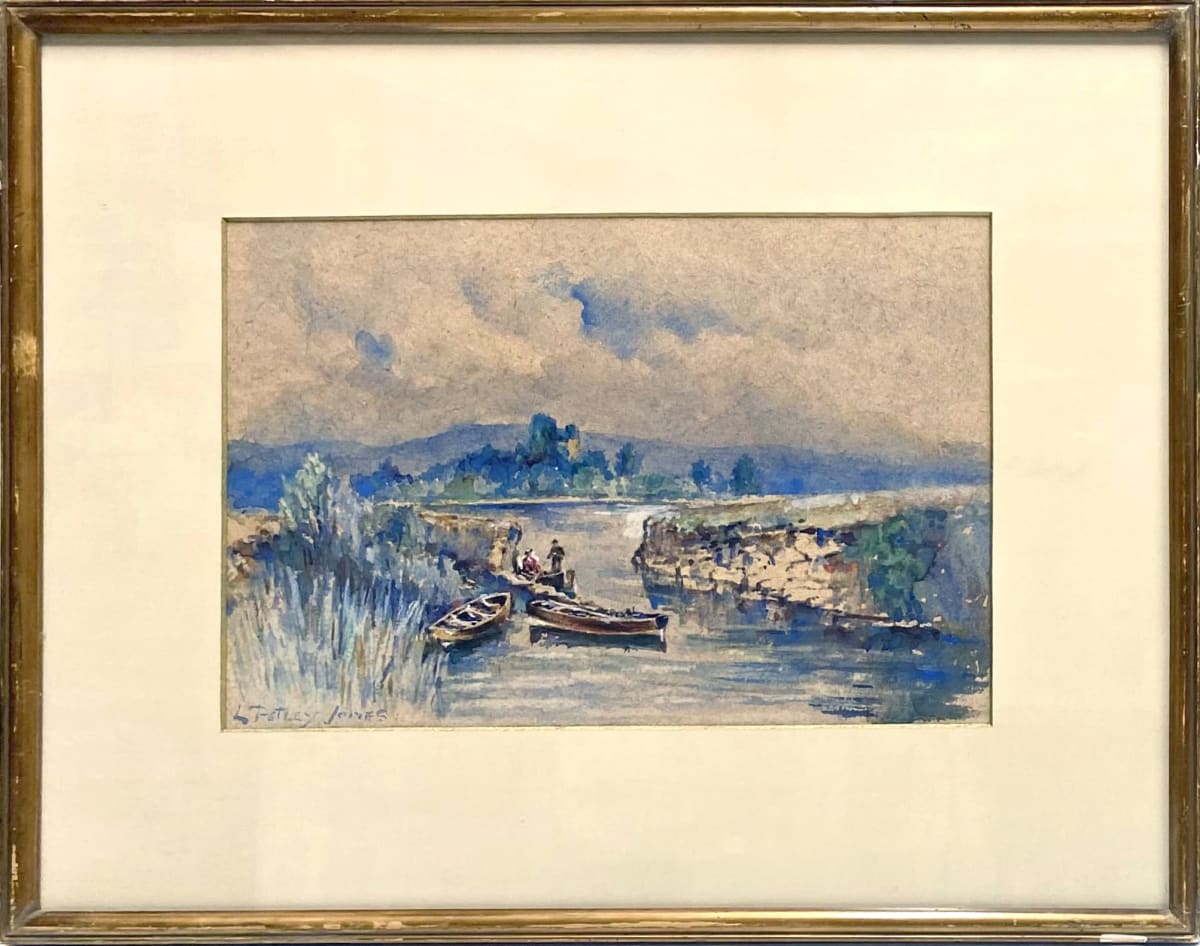 2314 - Boatmen by a River by Llewellyn Petley-Jones (1908-1986) 