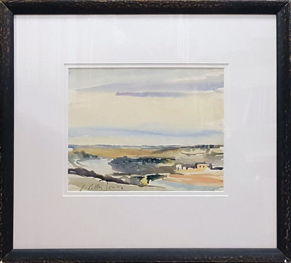 2327 - Evening Farm by Llewellyn Petley-Jones (1908-1986) 