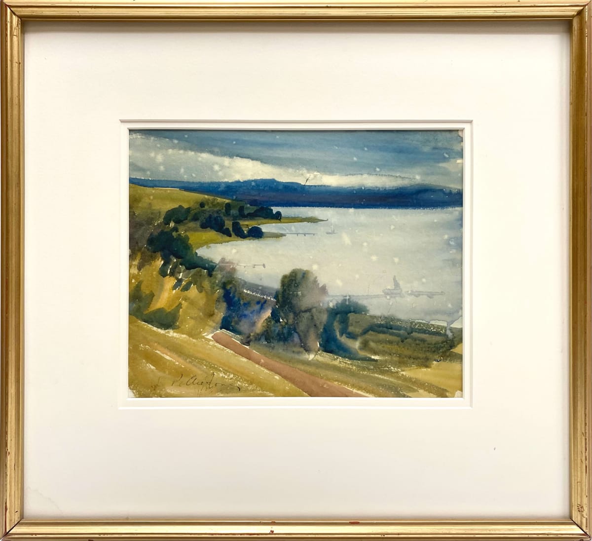 2386 - Wabamun Lake by Llewellyn Petley-Jones (1908-1986) 