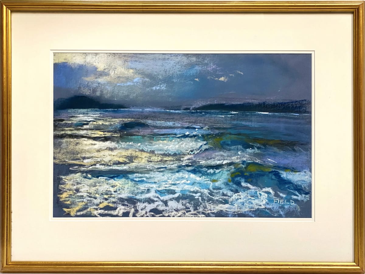 2477 - Storm Waves, Broughton Strait by Robert Field 