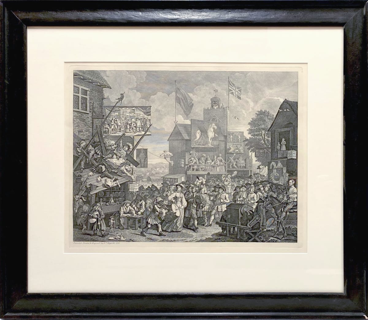 2712 - Southwark Fair 1755 by William Hogarth (1697 – 1764) 