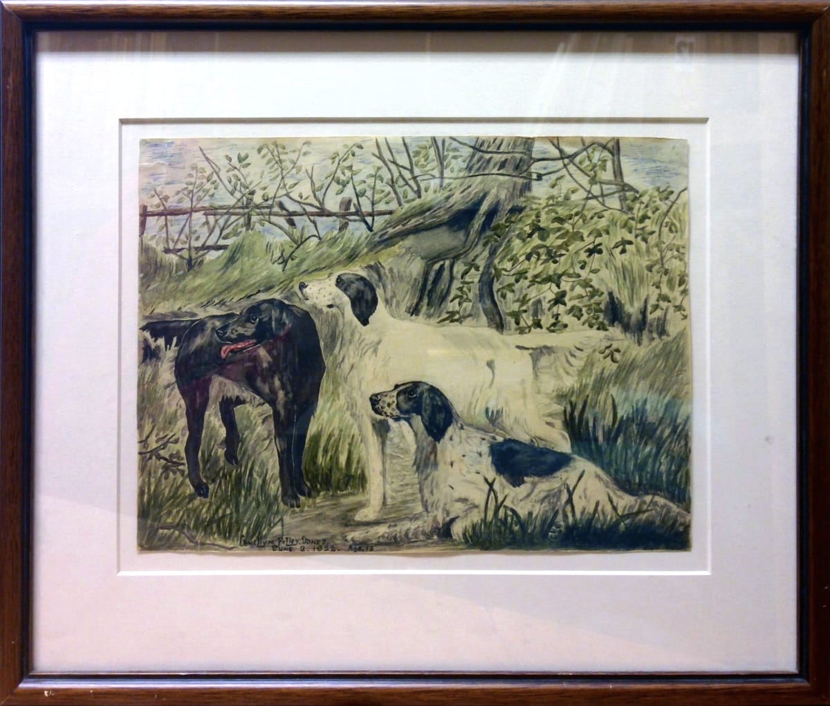 2768 - Three Dogs by Llewellyn Petley-Jones (1908-1986) 