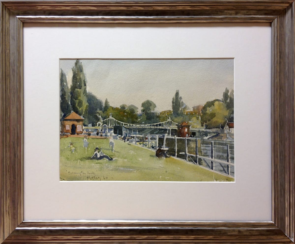 3087 - Teddington Lock by Llewellyn Petley-Jones (1908-1986) 