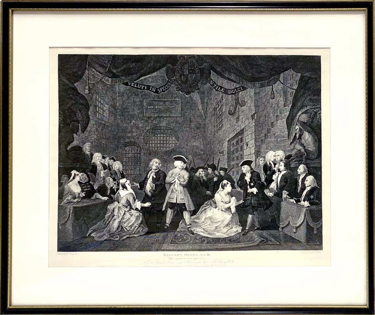 3217 - Beggar’s Opera, Act III by William Hogarth (1697 – 1764) 