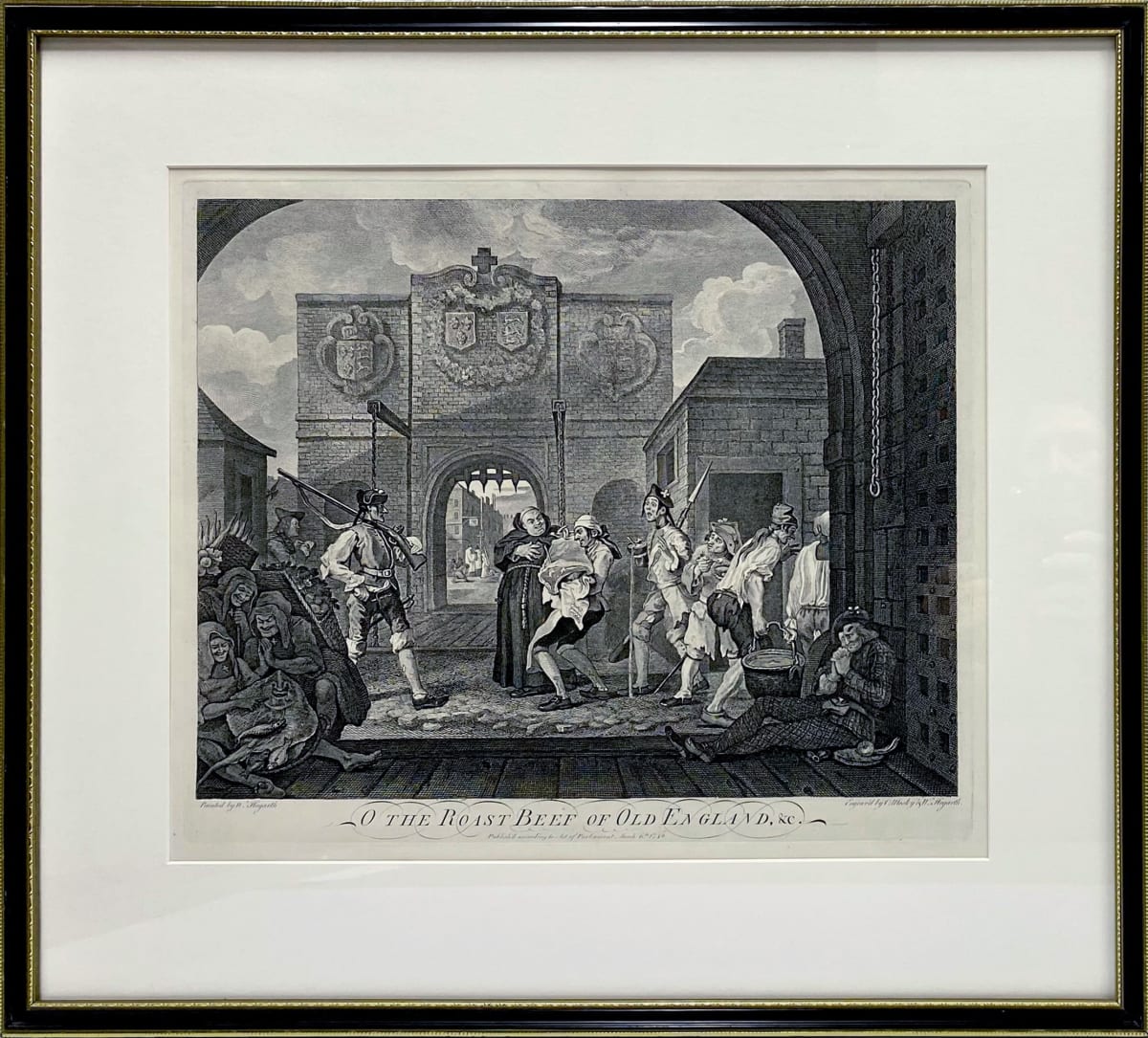 3218 - O the Roast Beef of Old England by William Hogarth (1697 – 1764) 