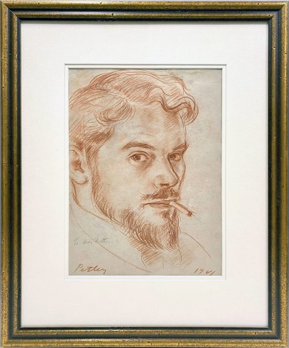 3465 - Self Portrait by Llewellyn Petley-Jones (1908-1986) 
