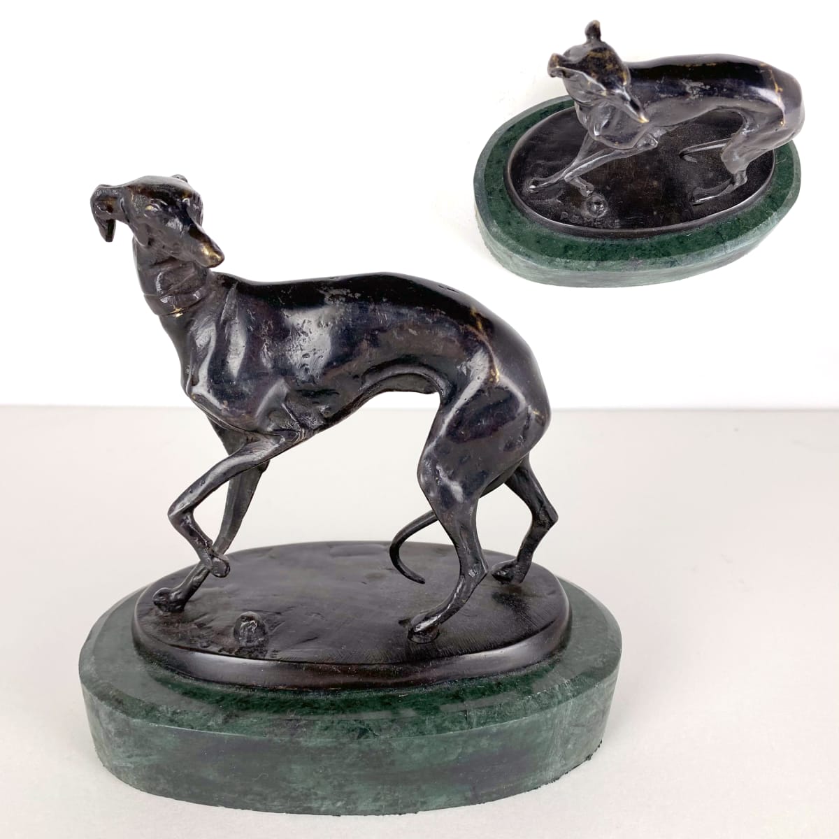 5055 - Bronze Dog Sculpture 