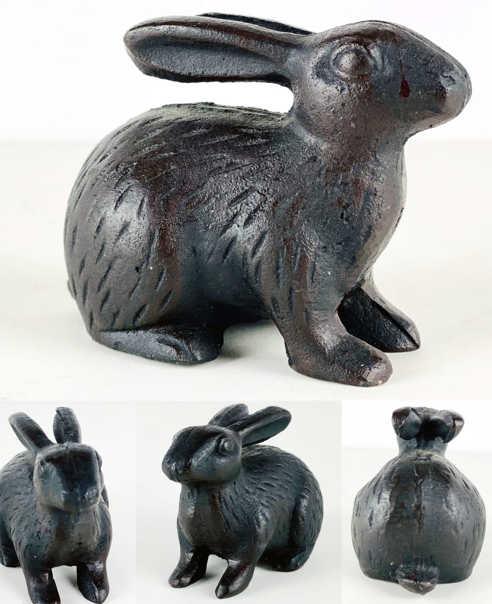 5139 - Bronze Bunny Sculpture 