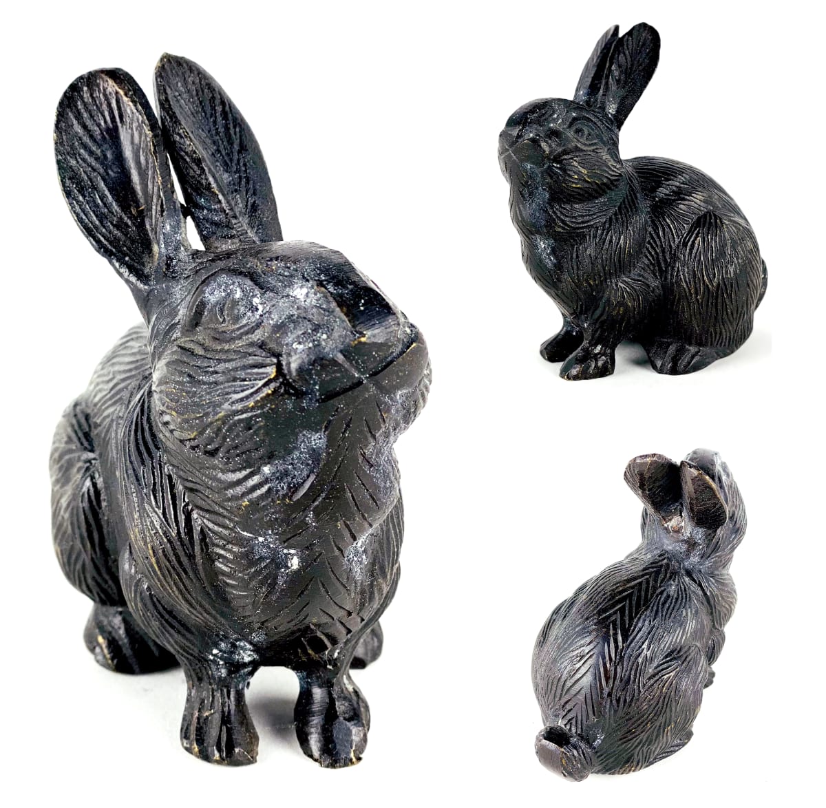 5144 - Bronze Rabbit sculpture  Image: 5144 - Bronze Rabbit sculpture