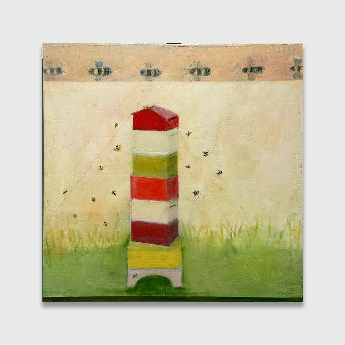 Honey Bee Towers by Marie H Becker 