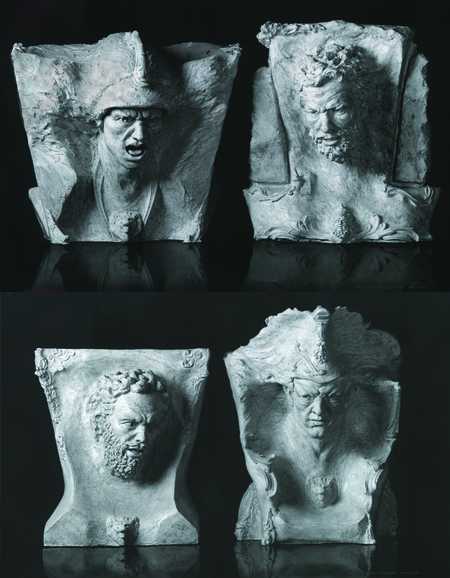 4228 - Clefs-D'Arc,  Gargoyle Faces by Blake Ward 