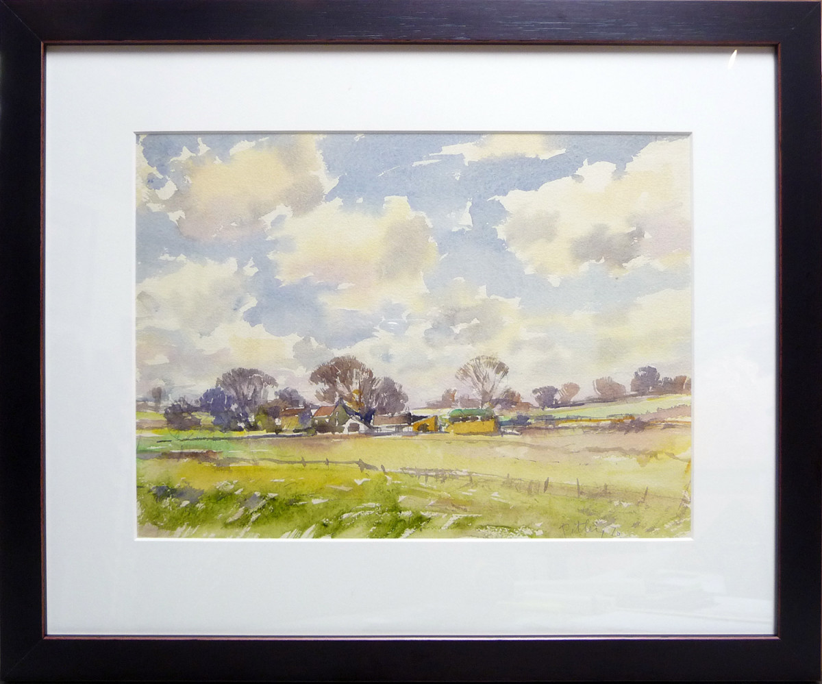 2955 - Farm in February, Surrey by Llewellyn Petley-Jones (1908-1986) 