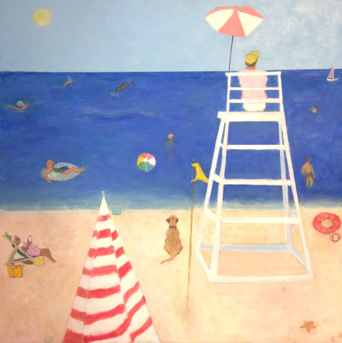 0915 - Long Island Beach, NY (Re. Oscar Wild) by Marie H Becker 