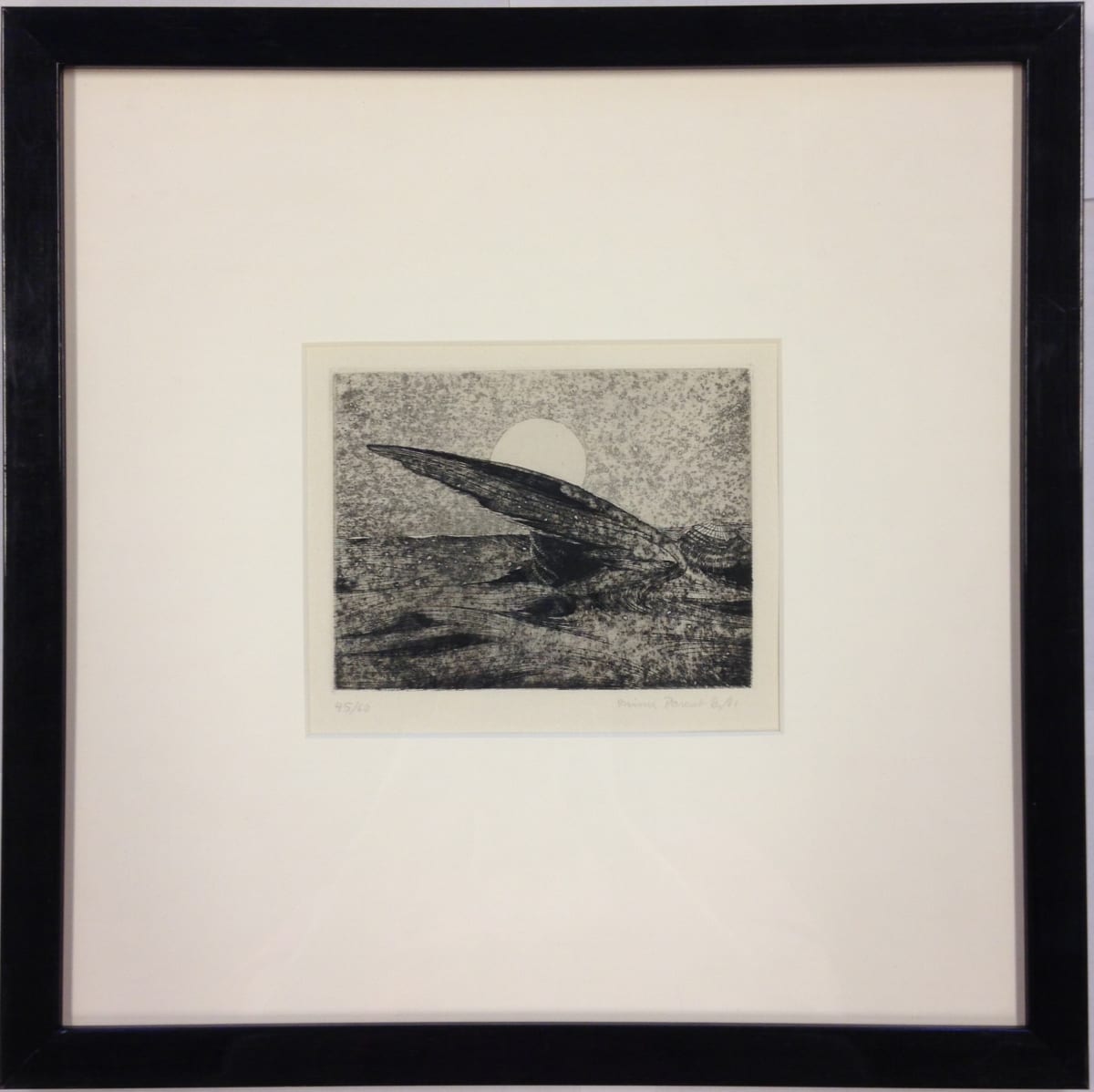 2631 - Abstract Etching by Mimi Parent (1924 - 2005) 