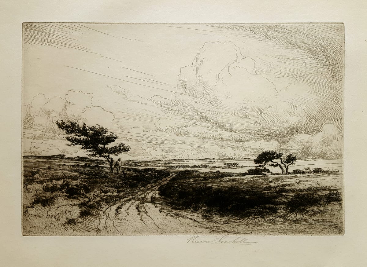 2619 - Wind in the Heath by George Percival Gaskell (1869-1934) 