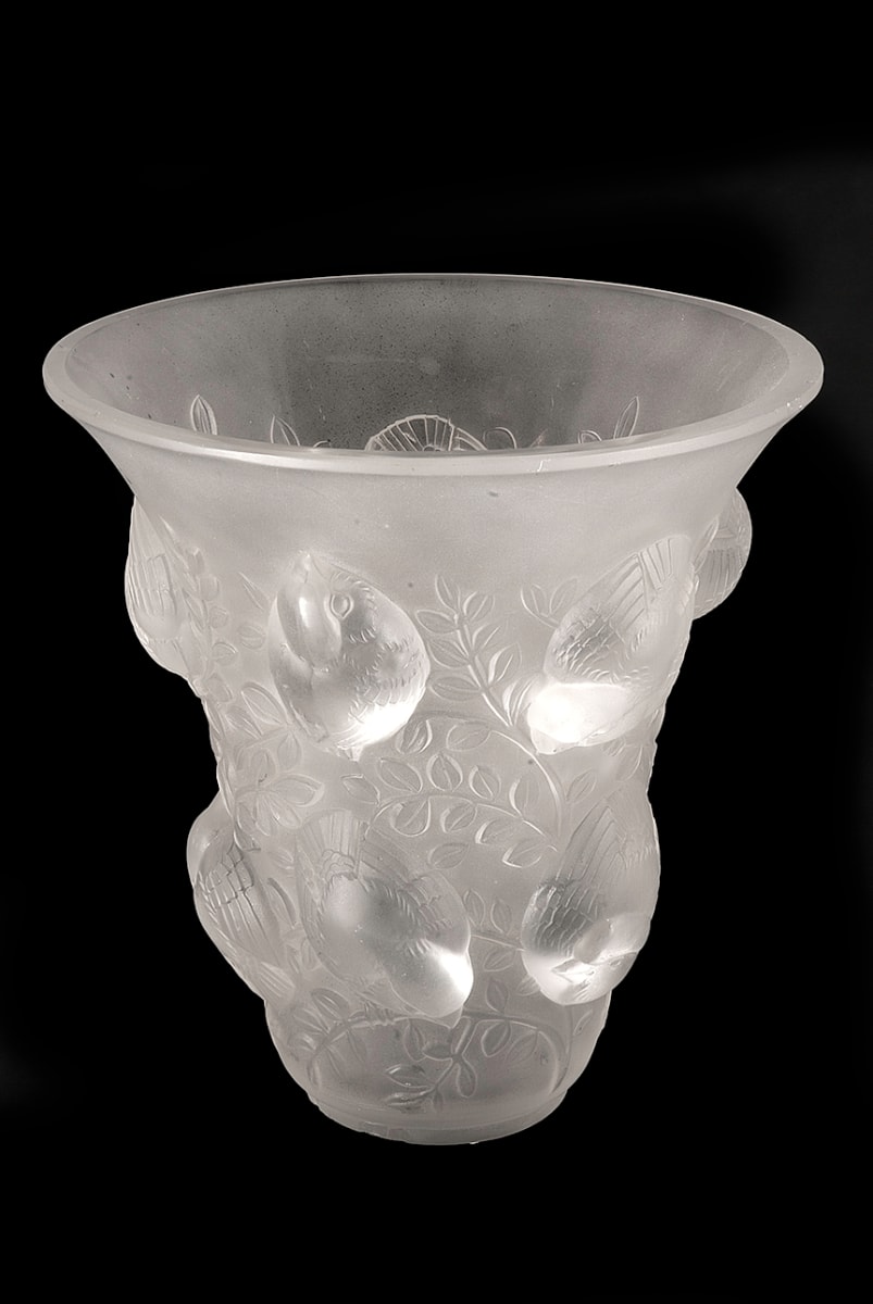 5026 - Lalique Glass Vase 