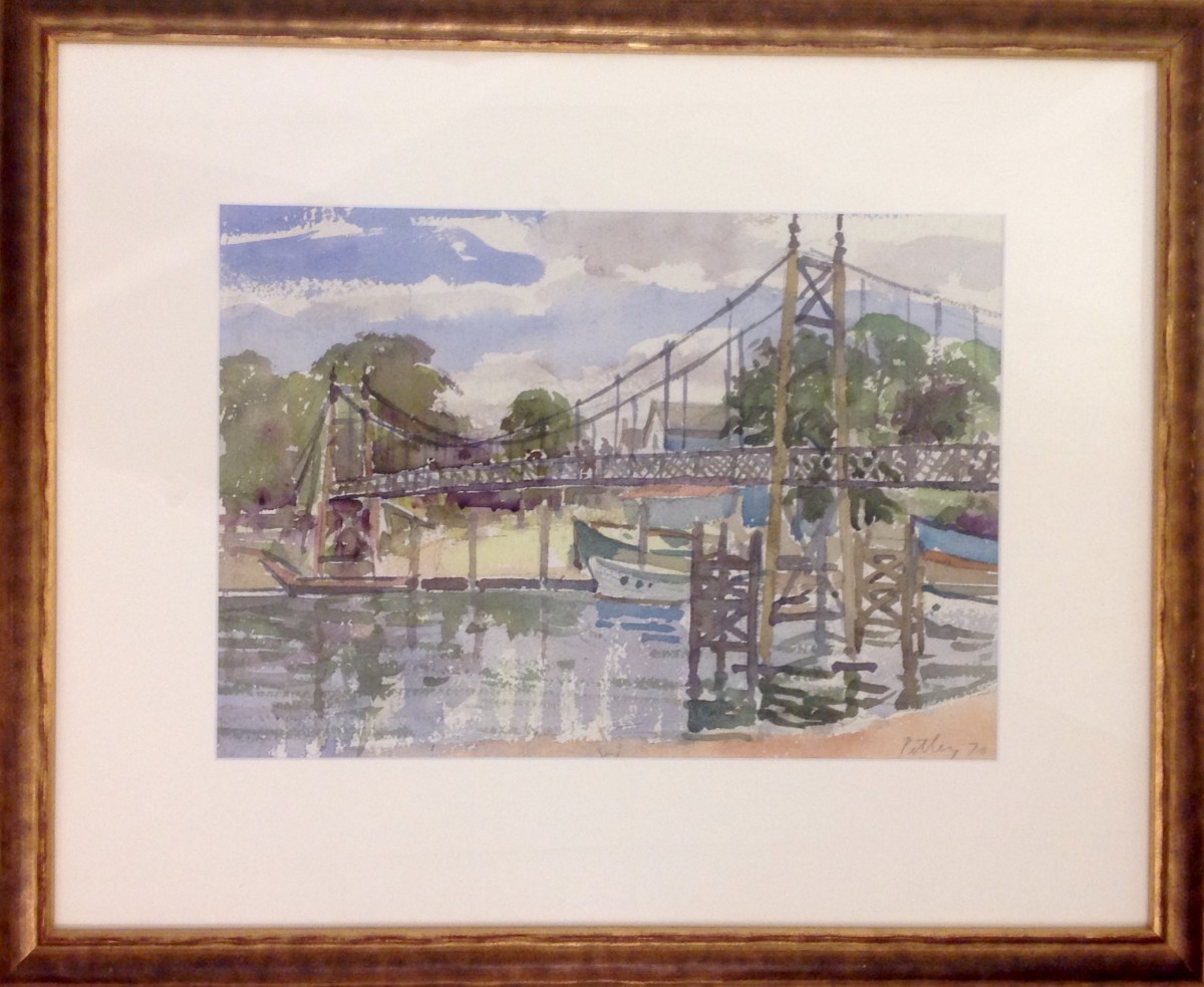 2393 - Untitled "bridge" by Llewellyn Petley-Jones (1908-1986) 