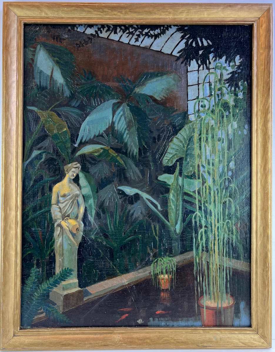 11250 - Sculpture in Botanical Garden 