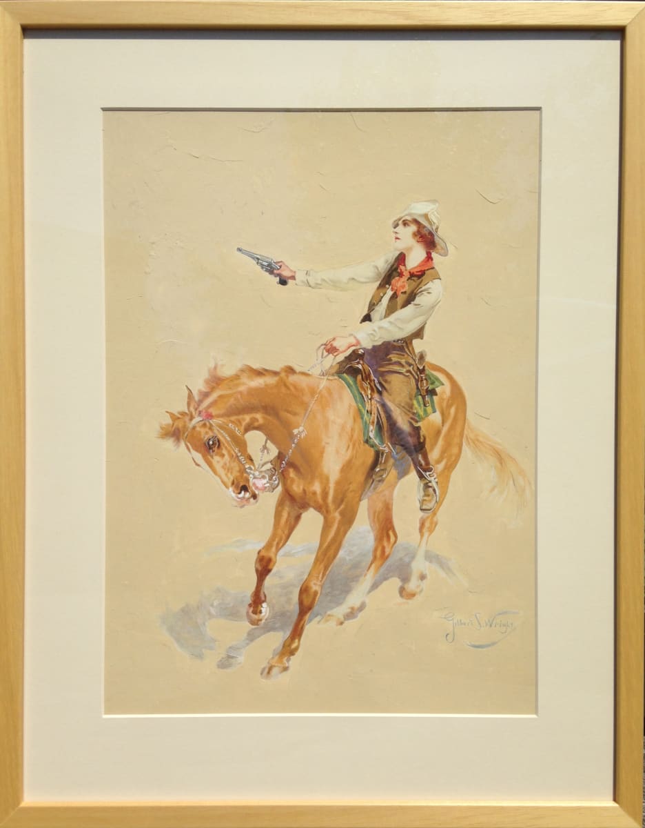 2703 - Lady Cowboy by Gilbert Portanier ( 1926 - present) 