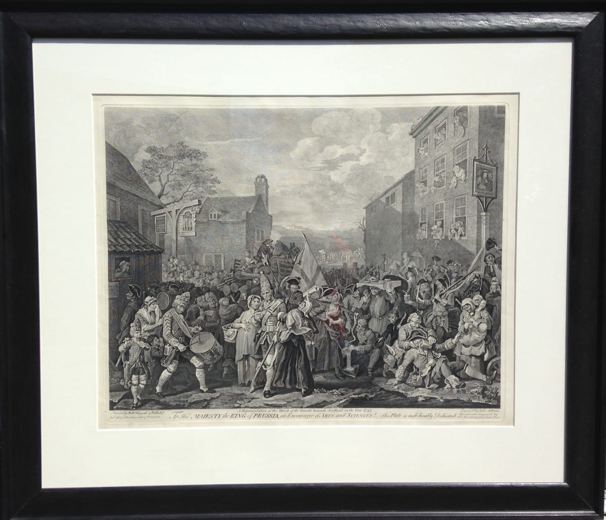 2750 - March to Finchley,  Scotland by William Hogarth (1697 – 1764) 