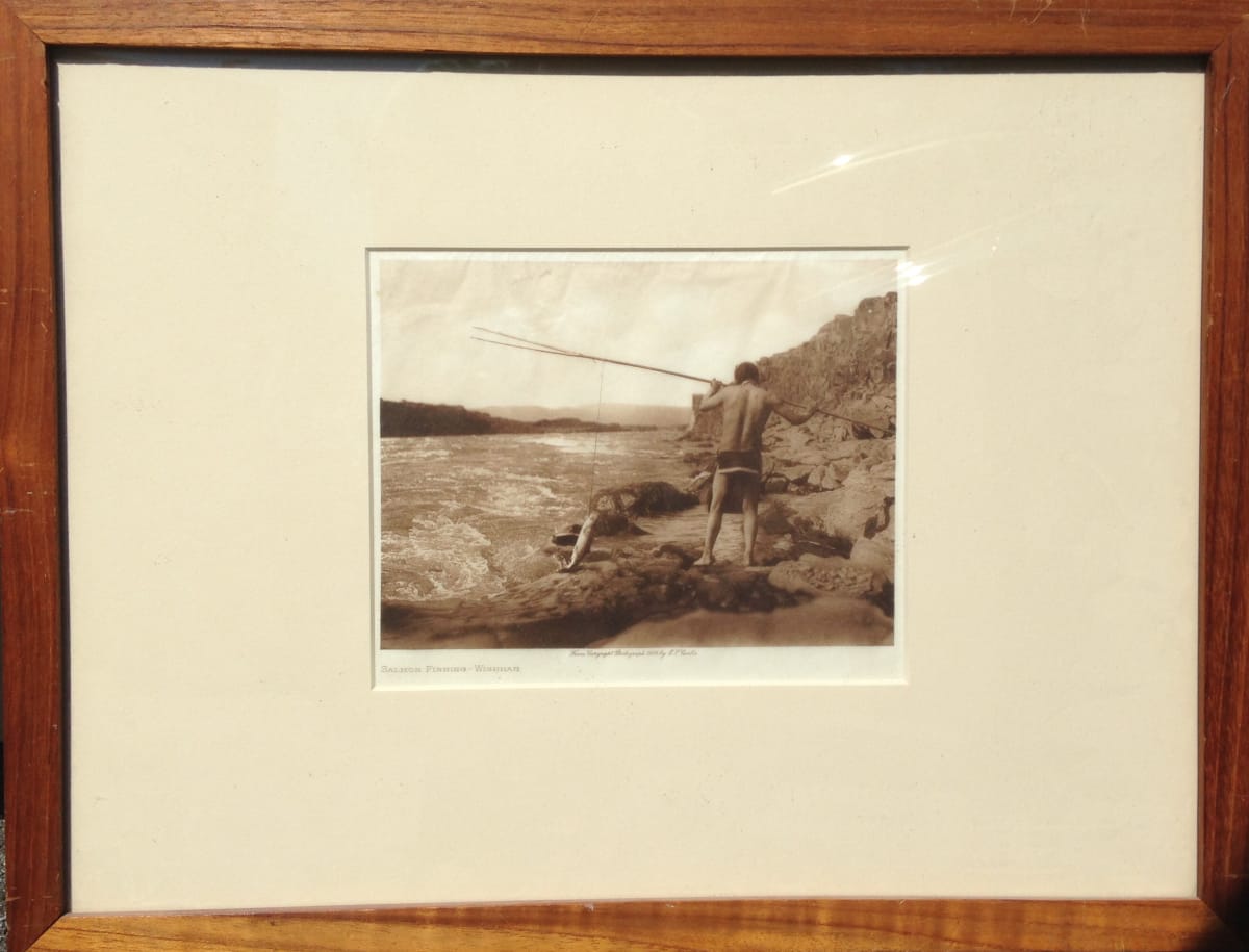 2670 - Salmon Fishing - Wishham by Edward Sheriff Curtis (1886 - 1952) 